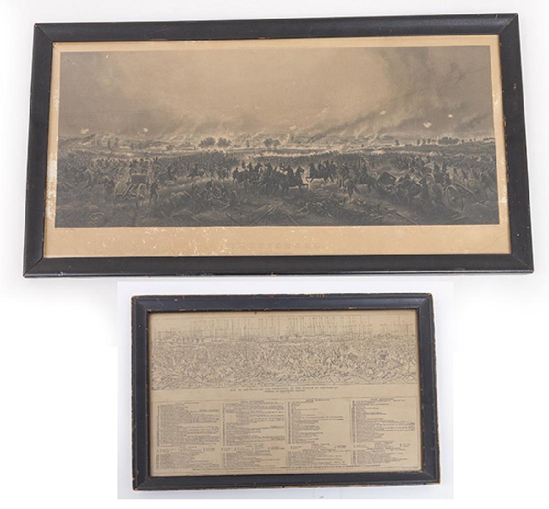 Battle of Gettysburg Civil War Litho (1 of 9)