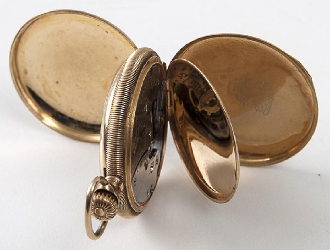 WALTHAM 0 SIZE 14K GOLD POCKET WATCH (1 of 7)