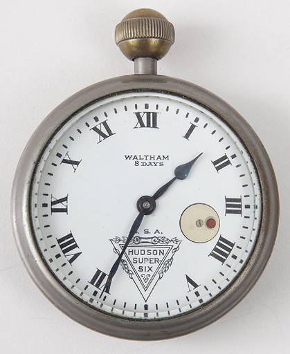 Waltham Hudson Super Six Automobile Clock