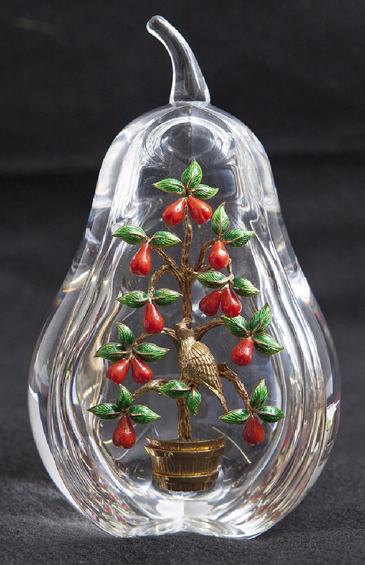 Steuben "Partridge in a Pear Tree" Sculpture (1 of 10)