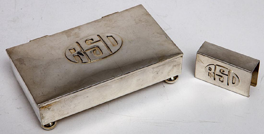 Two Pieces Arts & Crafts Silver by Frank Patania (1 of 10)