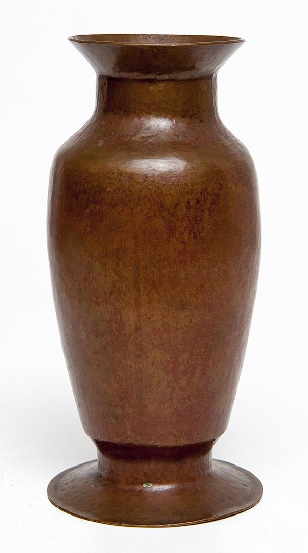 Arts & Crafts Hammered Copper Vase (1 of 9)