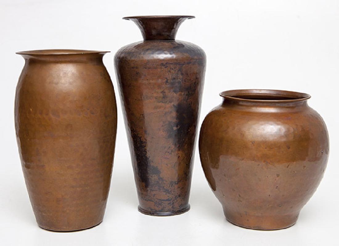 Three Pieces Arts & Crafts Copper (1 of 9)