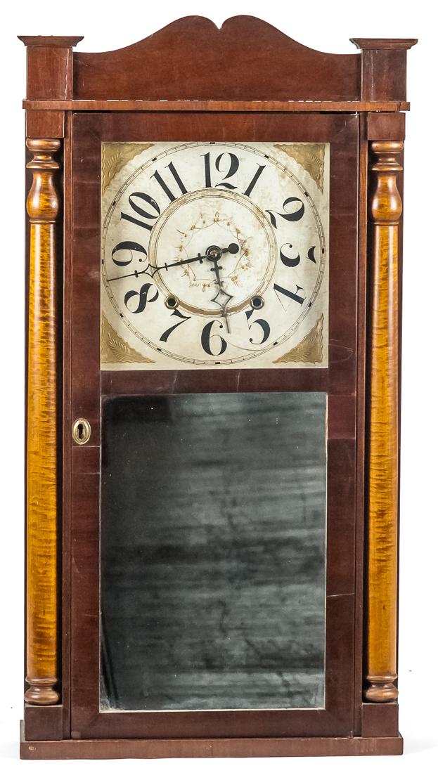 Charles Stratton, Worster, Mass. Half Column Clock (1 of 5)