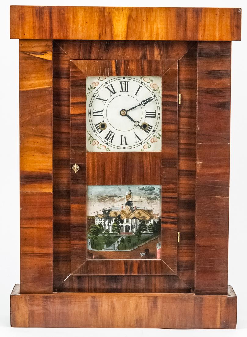 Chauncey Jerome Flat Column Ogee Clock