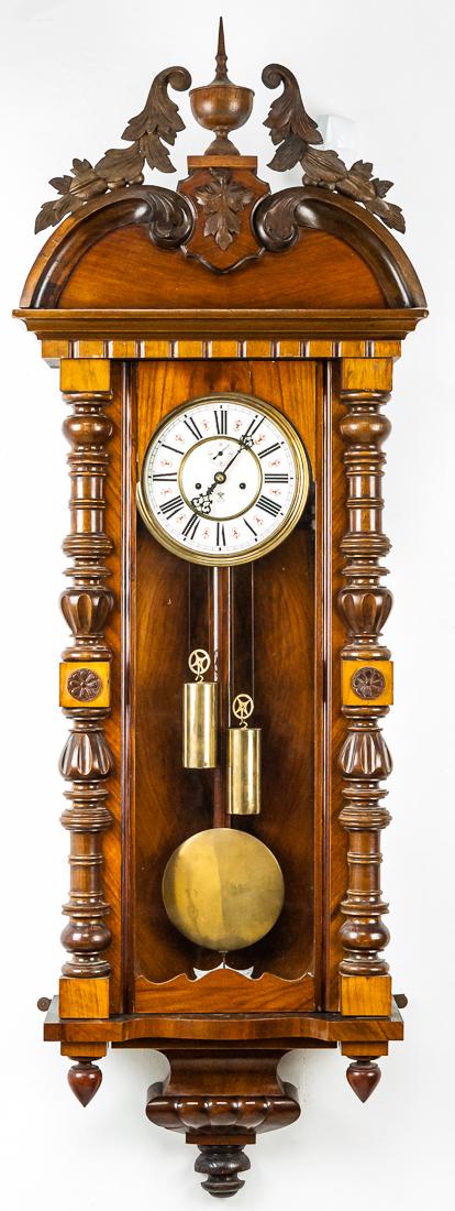 Large Ornate Vienna Regulator Wall Clock (1 of 10)