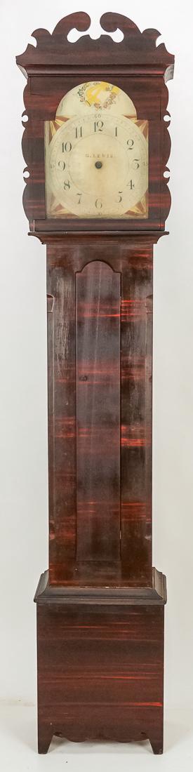 Garry Lewis, Ohio Paint Decorated American Tall Case (1 of 8)