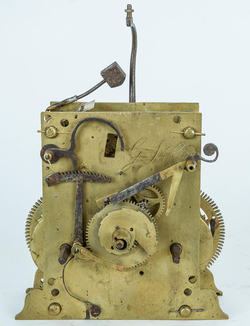 Early English Bell Strike Tall Case Clock Movement