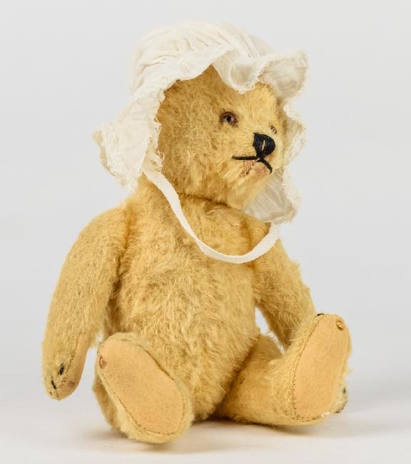 Stiff Blonde Miniature Teddy Bear (1 of 9)