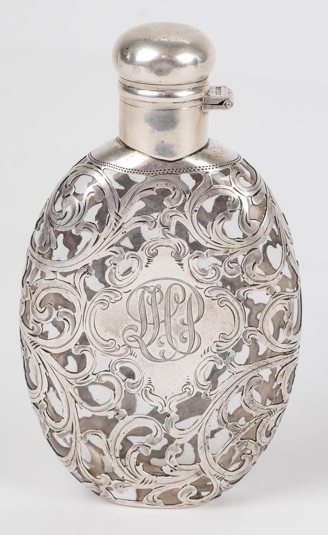 Alvin Silver Overlay Flask (1 of 10)