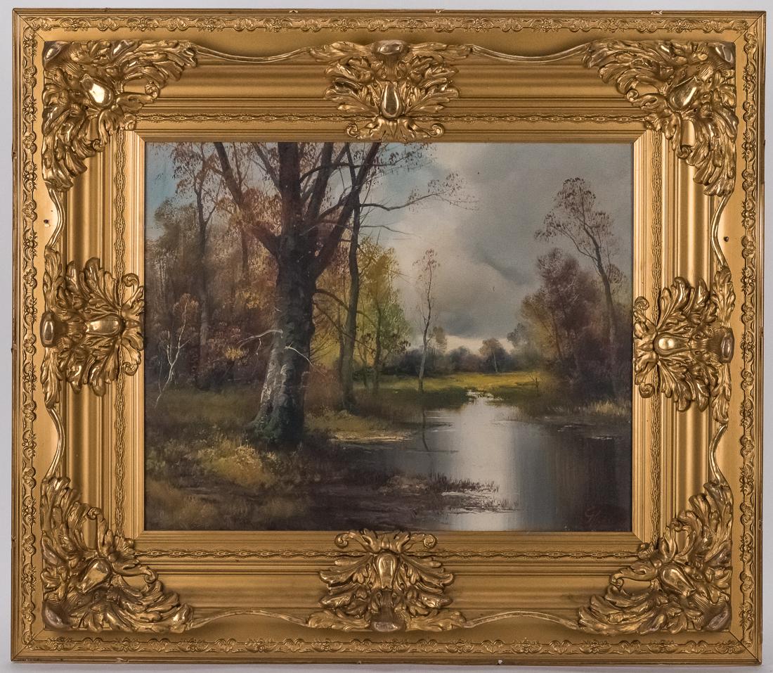 Gustave Klatt Landscape Painting (1 of 5)