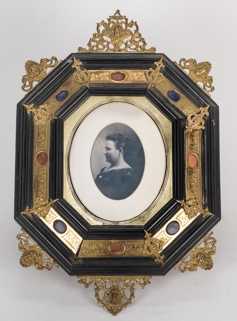 Russian Gem Set Ormolu Photo Frame (1 of 4)