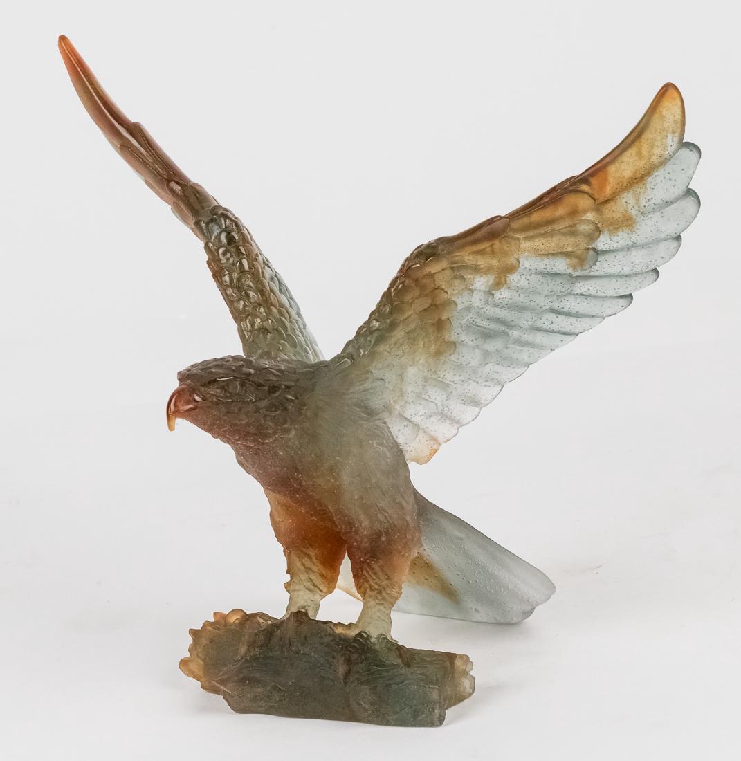 Daum Nancy Art Glass Eagle Sculpture (1 of 7)