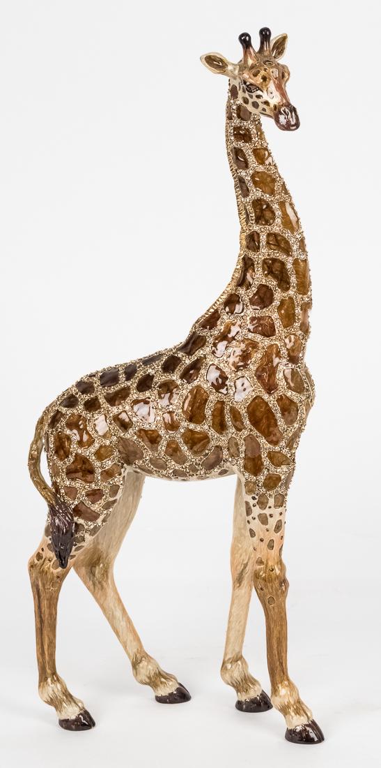 Jay Strongwater Enameled Bronze Giraffe (1 of 10)