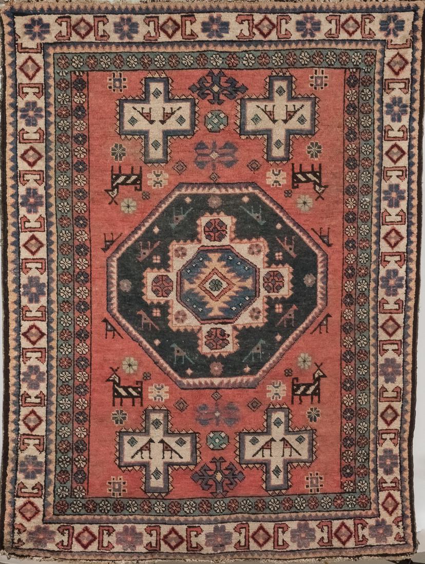 Semi Antique Tribal Oriental Area Rug (1 of 9)