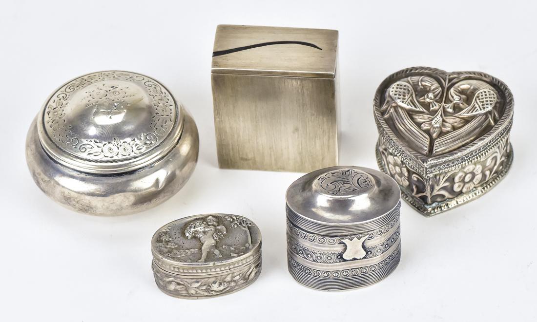 Five Silver Boxes (1 of 9)