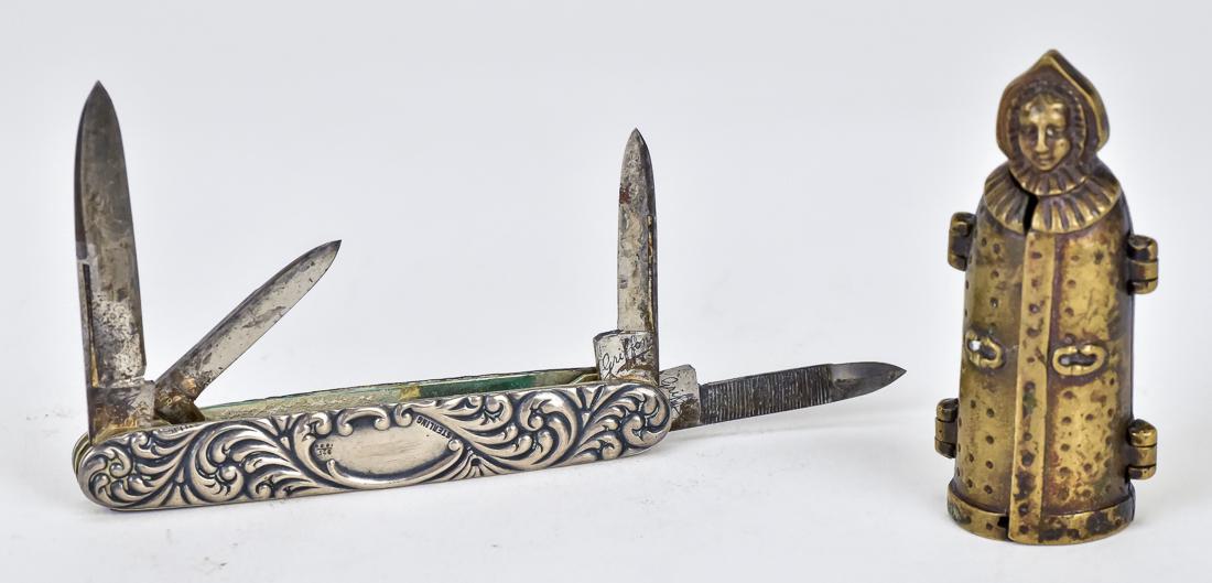 Figural Cigar Cutter & Knife (1 of 8)