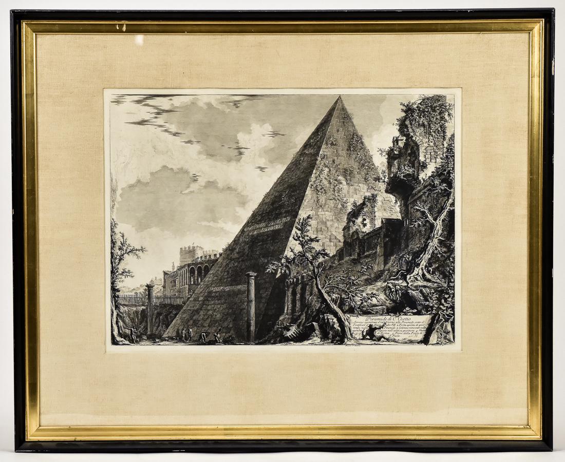 Giovanni Battista Piranesi Lithograph of Roman Ruins (1 of 10)