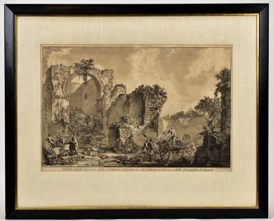 Giovanni Battista Piranesi Lithograph of Roman Ruins (1 of 10)