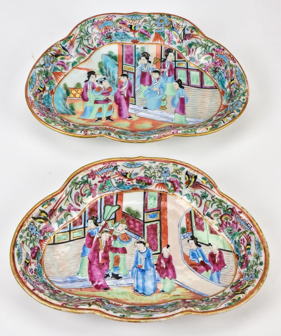 Two Famille Rose Porcelain Dishes (1 of 10)