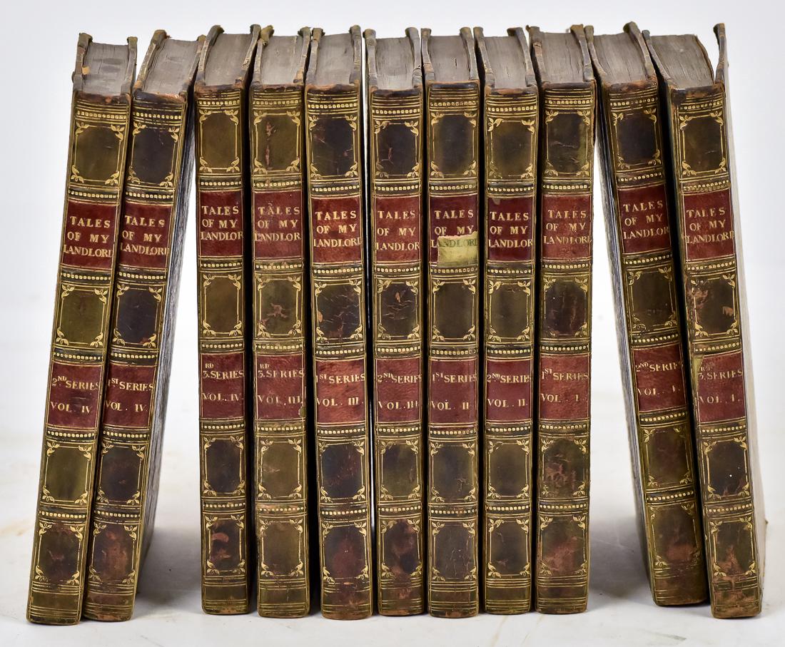 Set of Fine Leather Bound Books (1 of 9)