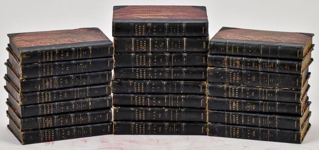 Set of Fine Leather Bound Books (1 of 9)