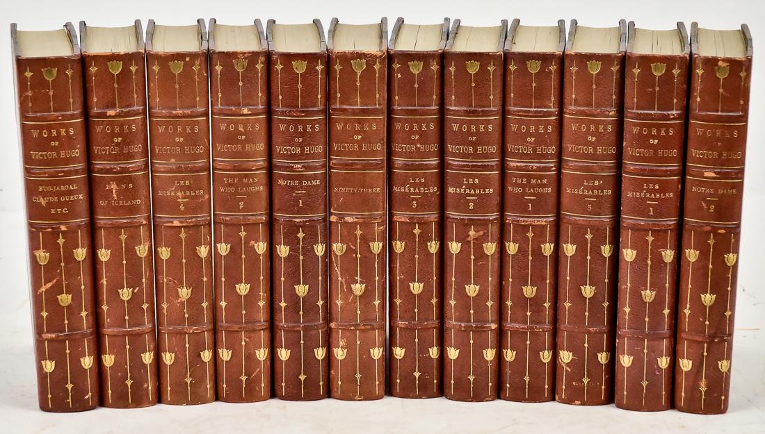 Set of Fine Leather Bound Books (1 of 10)