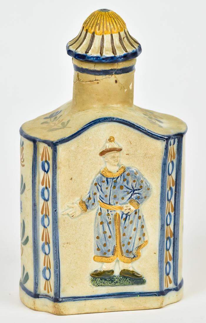 18th Century Prattware Tea Caddy (1 of 7)