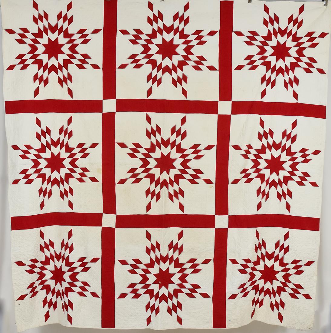 American Star Pieced Quilt (1 of 8)