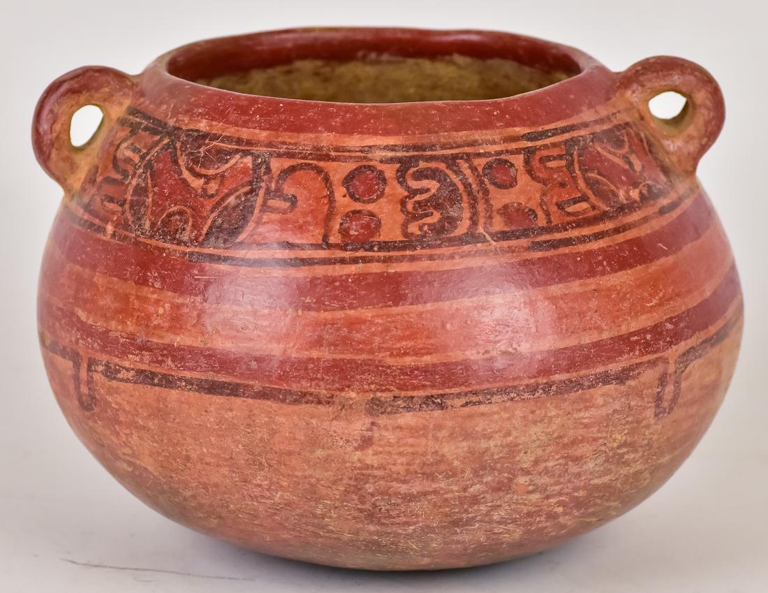 Pre Columbian Classic Mayan Pottery Bowl (1 of 9)