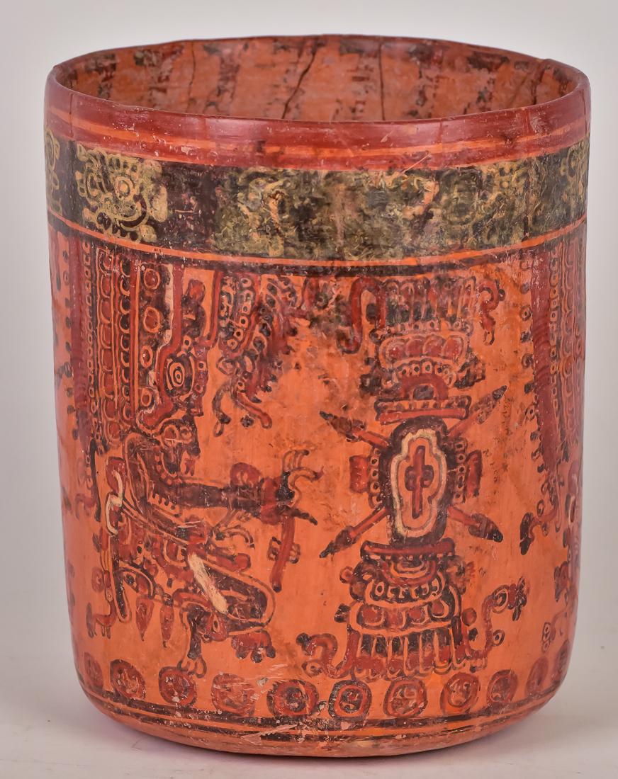 Pre Columbian Late Classic Mayan Pottery Jar (1 of 10)