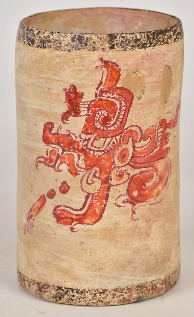 Pre Columbian Classic Period Mayan Pottery Drinking Cup (1 of 7)