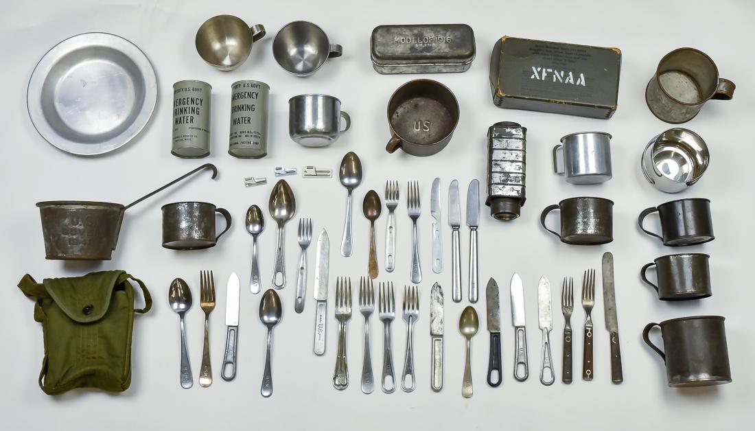Huge Lot U.S. Mess Equipment (1 of 10)