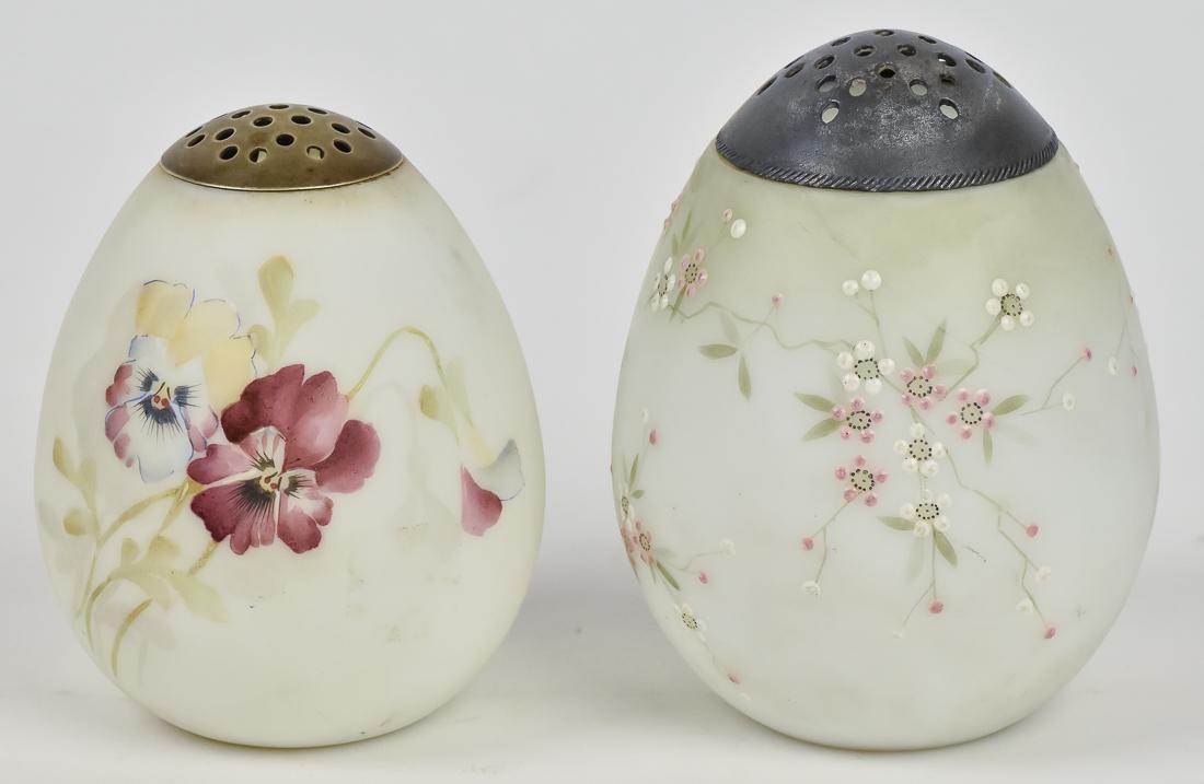 Two Victorian Art Glass Sugar Shakers (1 of 10)