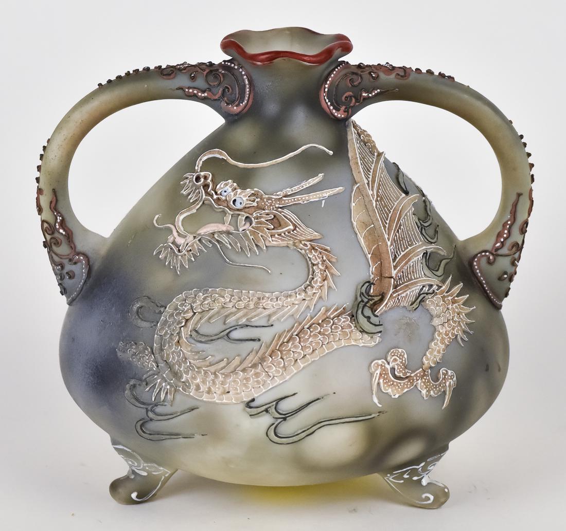 Nippon Moriage Dragonware Vase (1 of 7)