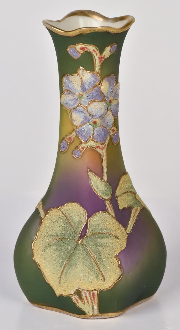 Small Nippon Vase with Coralene Decoraion (1 of 5)