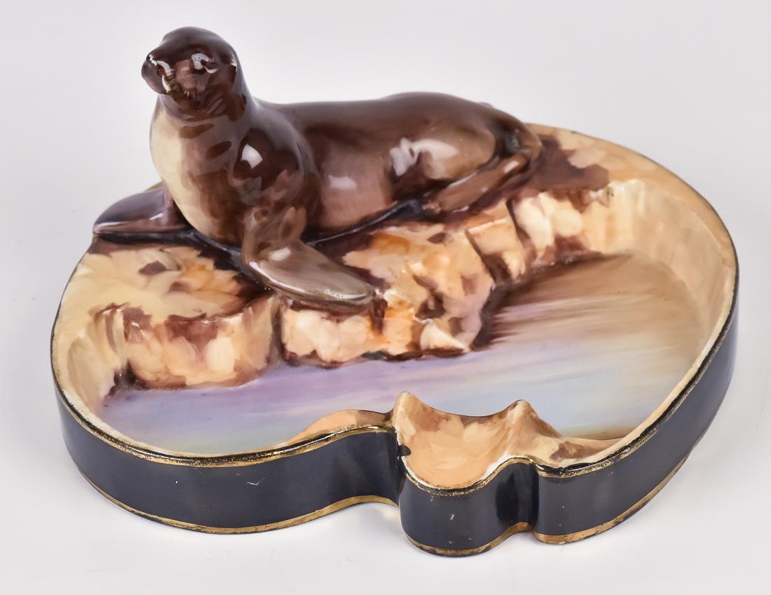 Scarce Nippon Cigar Ash Tray with Seal (1 of 2)