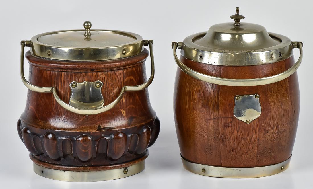 Two Oak Biscuit Jars (1 of 9)