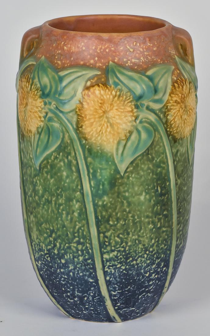 Large Roseville Sunflower Vase (1 of 8)