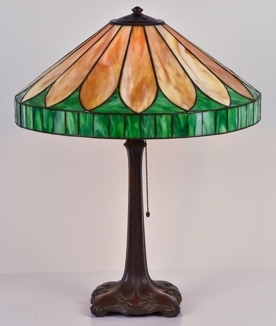 Handel Leaded Glass Table Lamp (1 of 9)