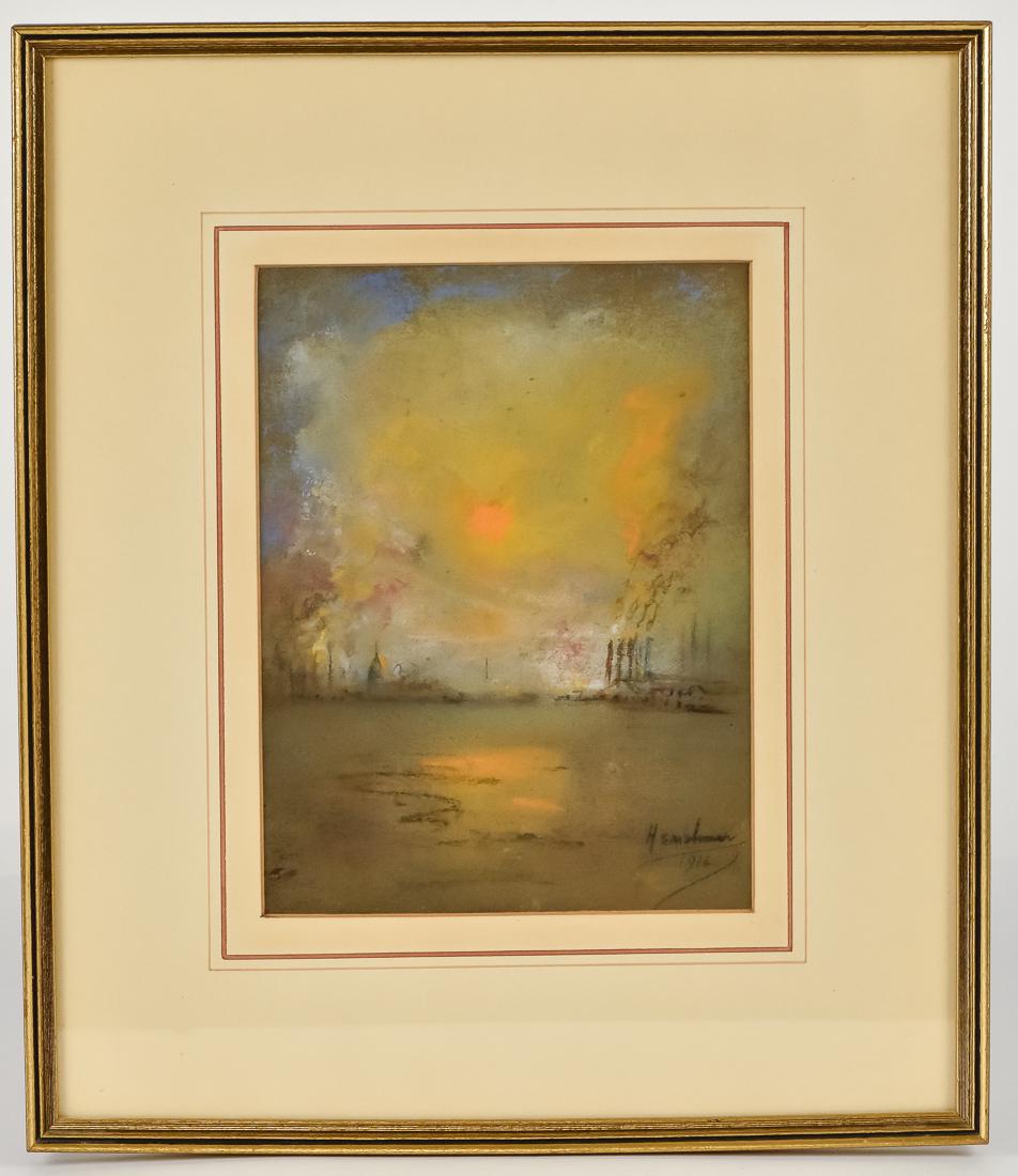 Glen C. Henshaw Pastel Industrial Landscape (1 of 8)