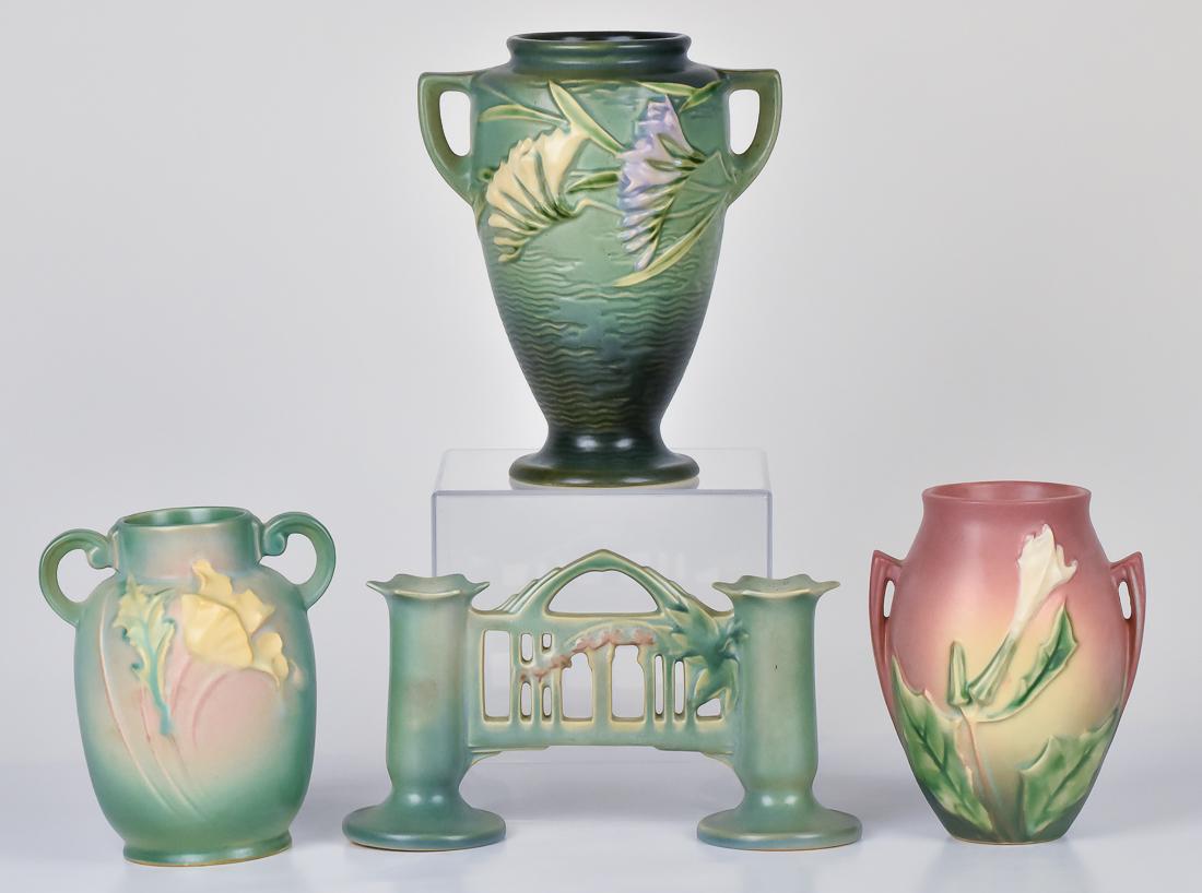 Four Pieces of Roseville Pottery (1 of 10)