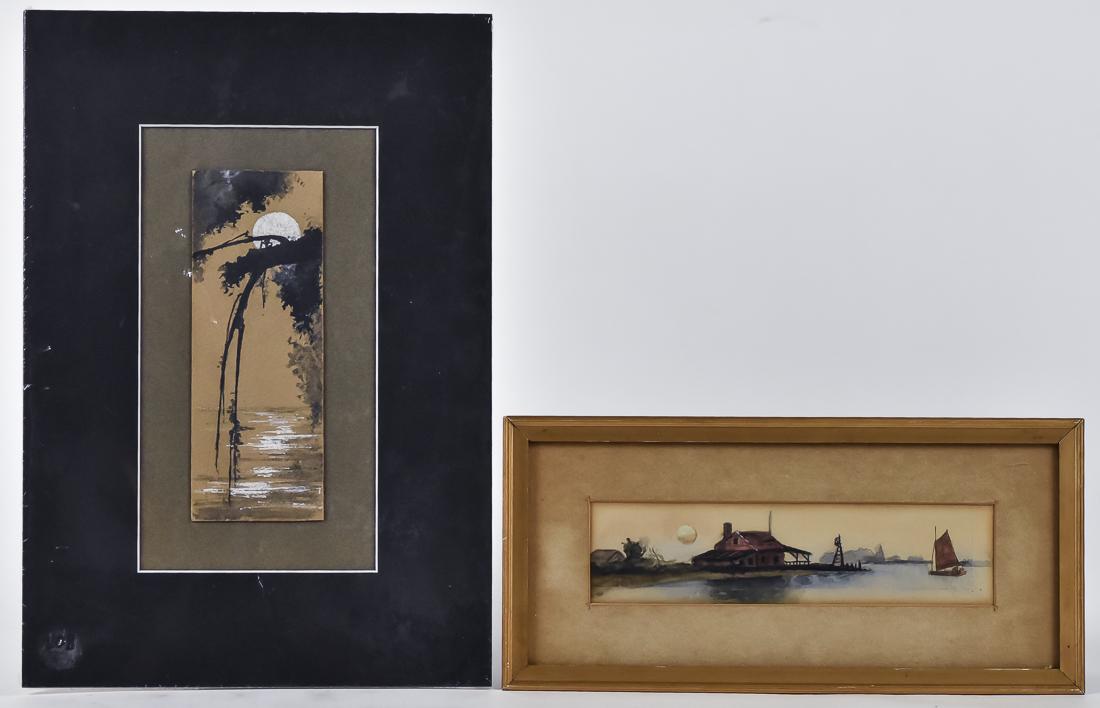 Two Early Watercolor Paintings (1 of 10)