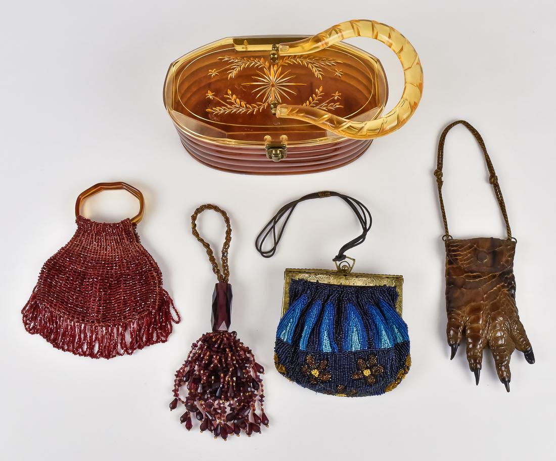 Five Beaded & Unusual Ladies Evening Bags (1 of 10)