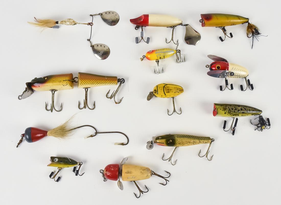 Twelve Early Fishing Lures (1 of 7)