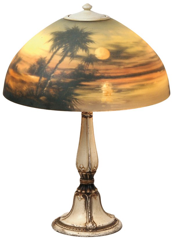 JEFFERSON REVERSE PAINTED TABLE LAMP