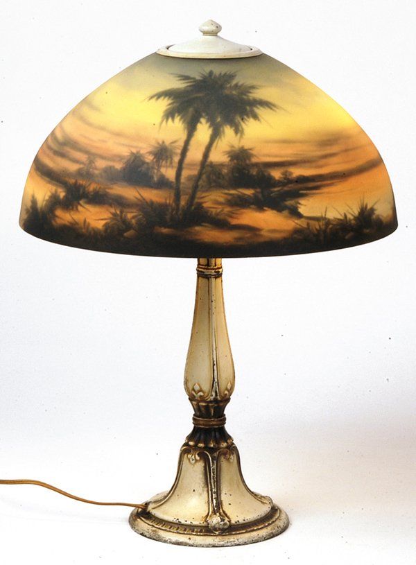 JEFFERSON REVERSE PAINTED TABLE LAMP - 2