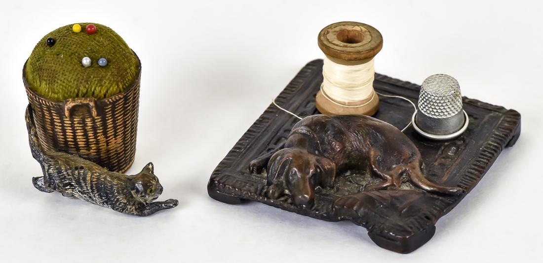 Bronze & Cold Painted Sewing Notions (1 of 11)