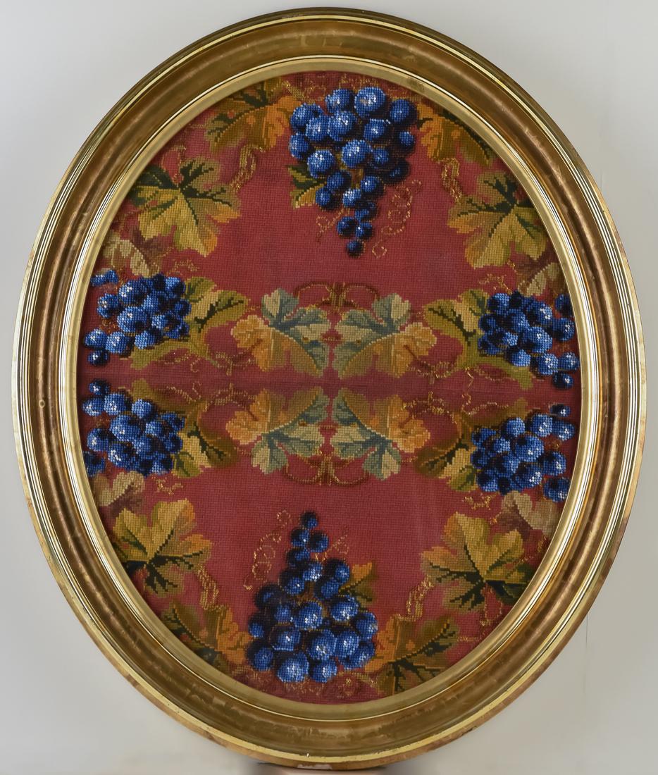 Victorian Beaded Needlepoint Picture (1 of 6)
