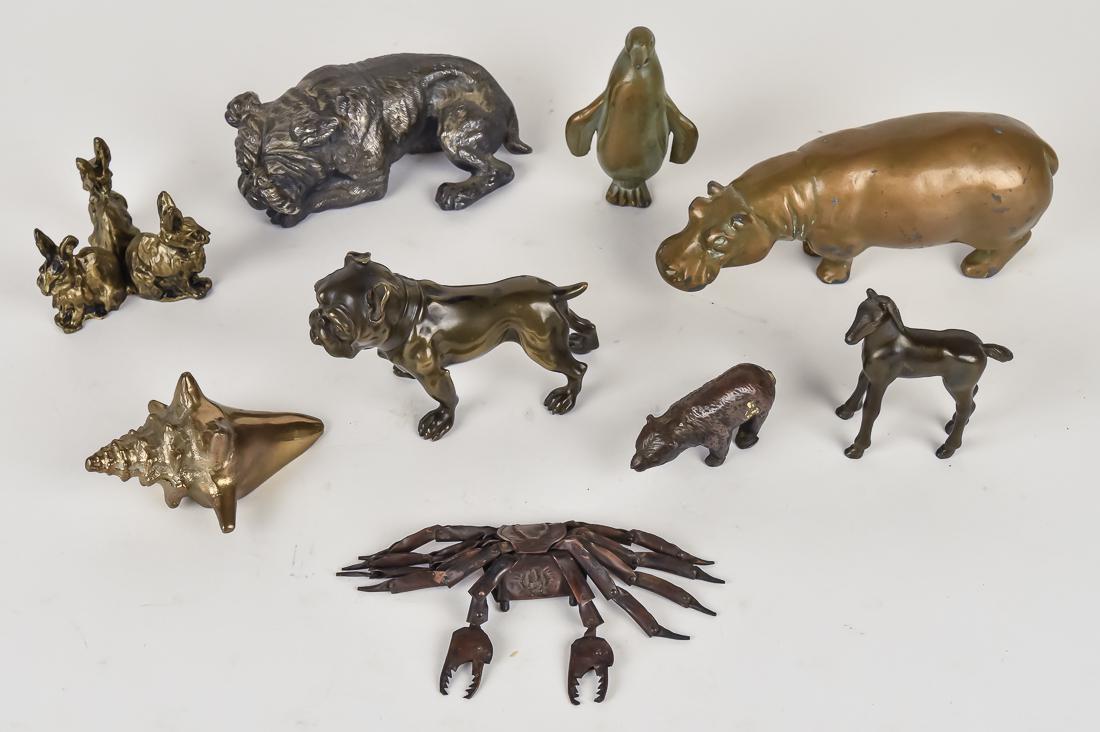 Group of Small Bronze Figures (1 of 9)